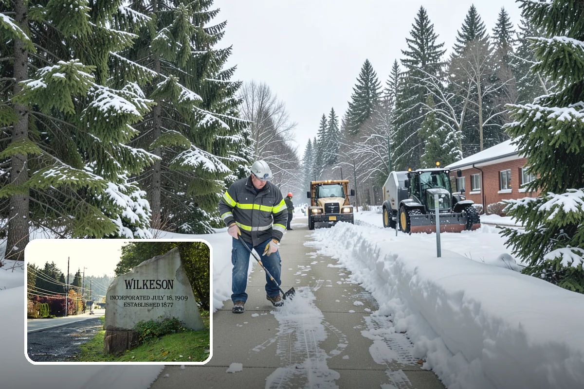 V-Plow Service in Wilkeson, Pierce County, WA - Pointed blade that penetrates deep drifts and packed snow