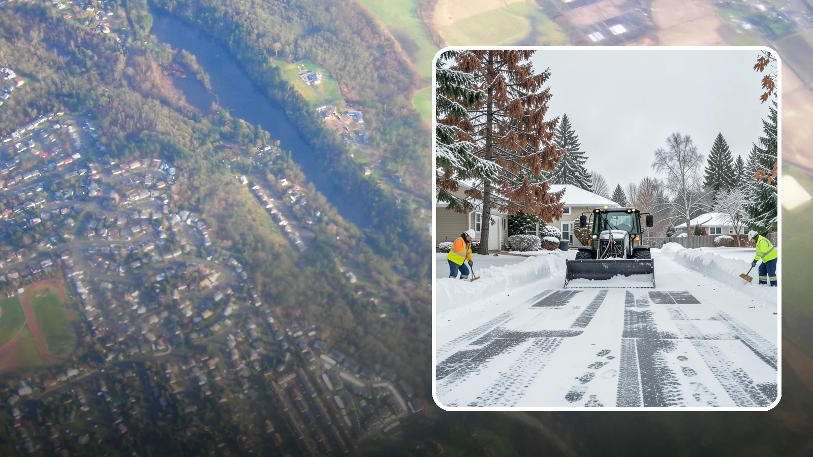 Vacant Property Snow Removal in Algona, King County, WA - We monitor and clear snow at unoccupied Western Washington properties so empty homes and buildings stay accessible, insured, and...