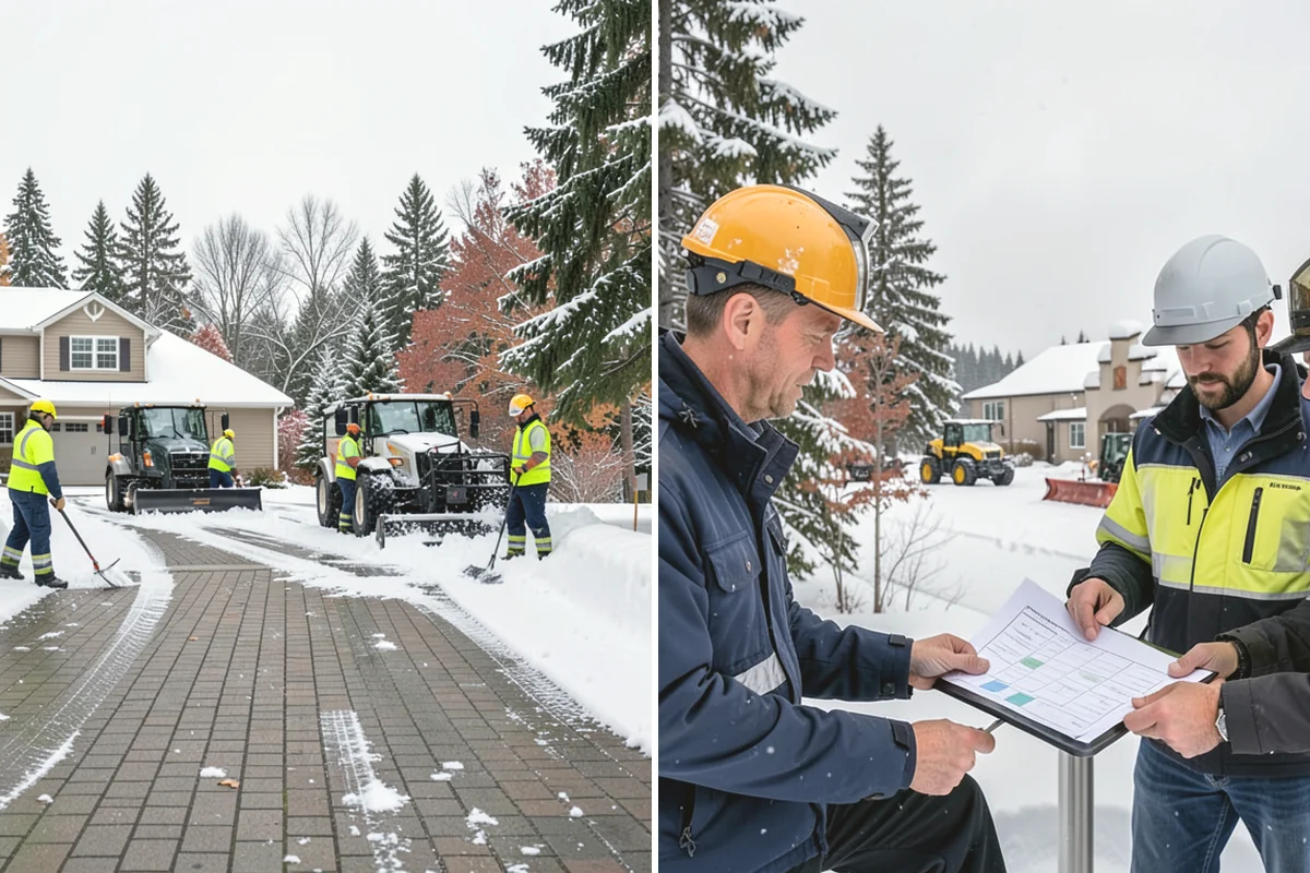 Vacant Property Snow Removal in Anacortes, Skagit County, WA - Establish a monitoring schedule and access details for the property