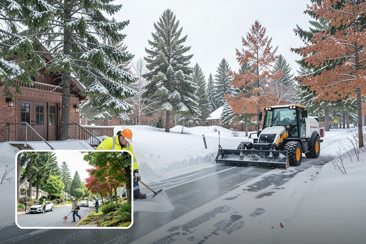 Vacant Property Snow Removal in Beaux Arts Village, King County, WA - Maintains insurance compliance by keeping surfaces clear and safe