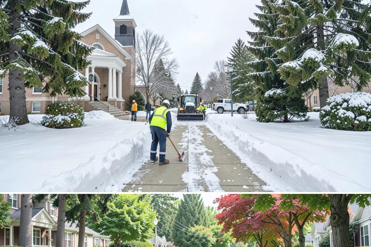 Vacant Property Snow Removal in Beaux Arts Village, King County, WA - Set up monitoring before the first lowland snowfall, typically late November, so vacant sites are covered from the season's start.