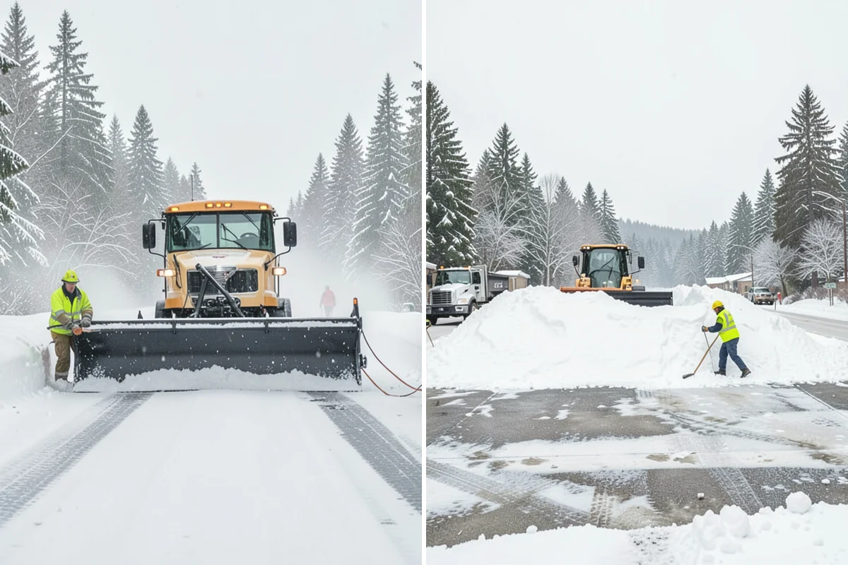 Vacant Property Snow Removal in Black Diamond, King County, WA - Establish a monitoring schedule and access details for the property