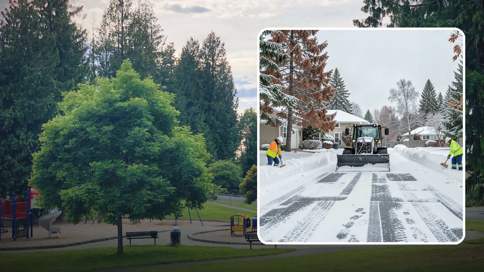 Vacant Property Snow Removal in Bonney Lake, Pierce County, WA - We monitor and clear snow at unoccupied Western Washington properties so empty homes and buildings stay accessible, insured, and...