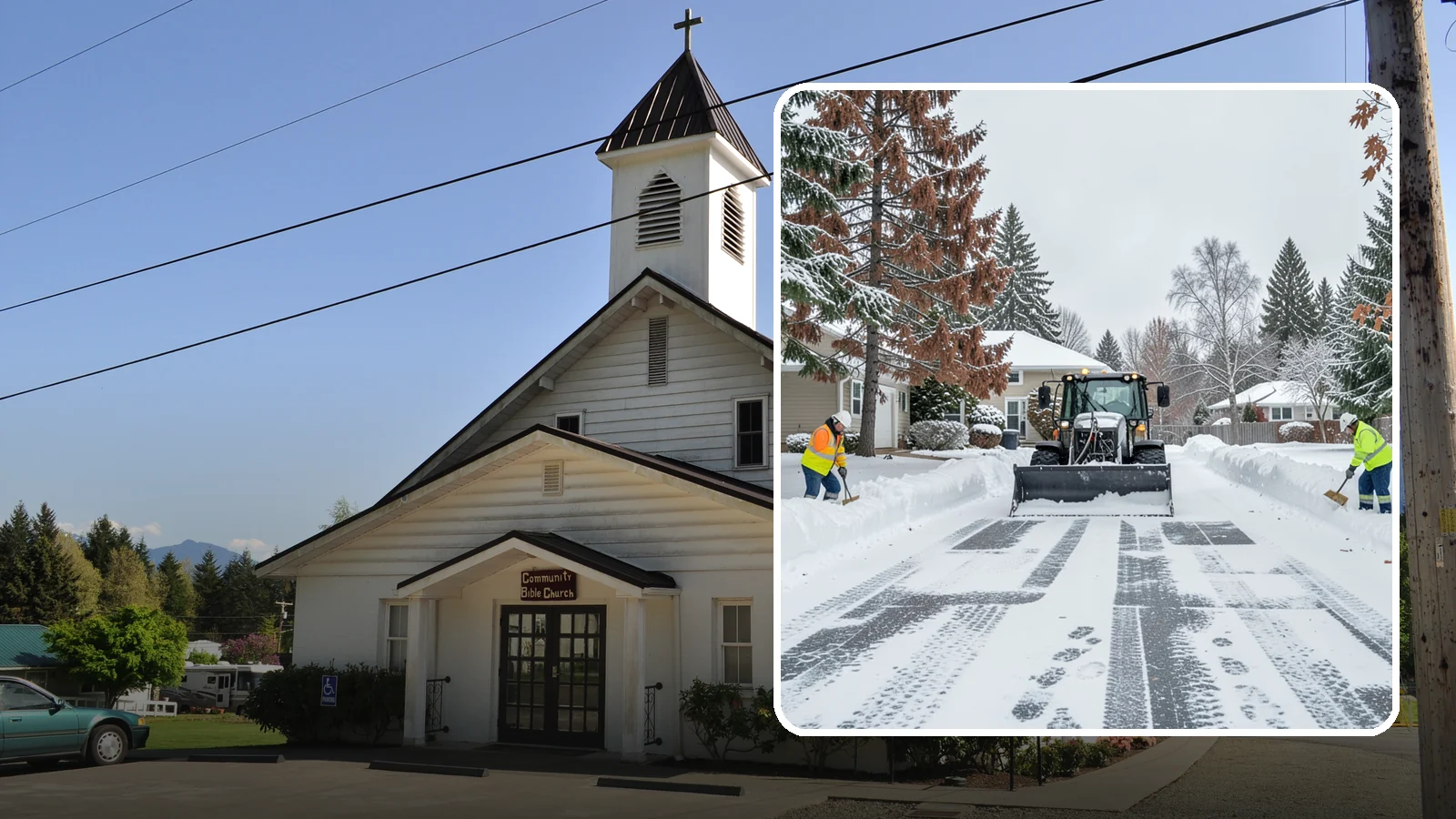 Vacant Property Snow Removal in Concrete, Skagit County, WA - We monitor and clear snow at unoccupied Western Washington properties so empty homes and buildings stay accessible, insured, and...