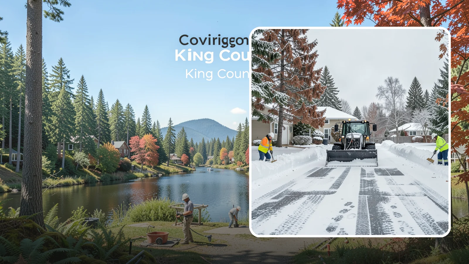 Vacant Property Snow Removal in Covington, King County, WA - We monitor and clear snow at unoccupied Western Washington properties so empty homes and buildings stay accessible, insured, and...