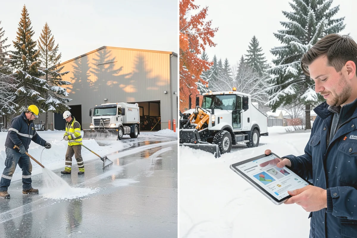 Vacant Property Snow Removal in Covington, King County, WA - Establish a monitoring schedule and access details for the property