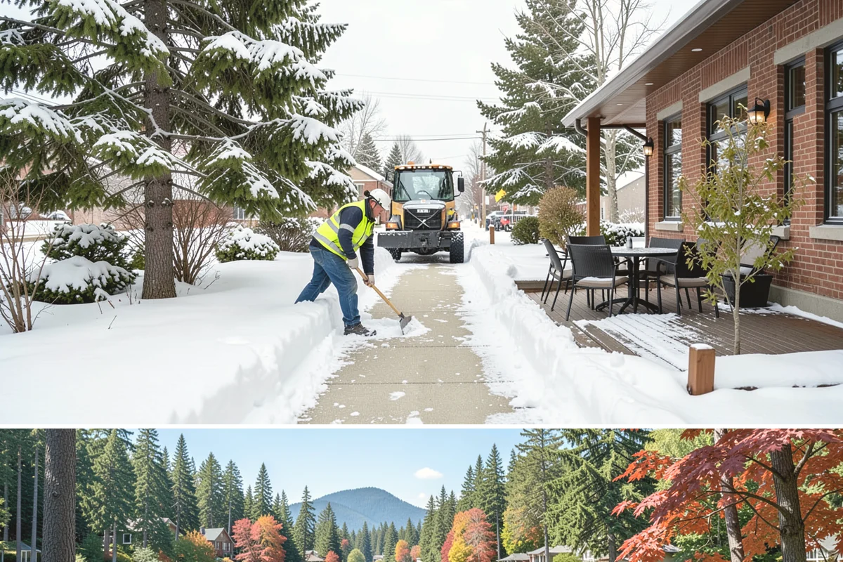Vacant Property Snow Removal in Covington, King County, WA - Set up monitoring before the first lowland snowfall, typically late November, so vacant sites are covered from the season's start.