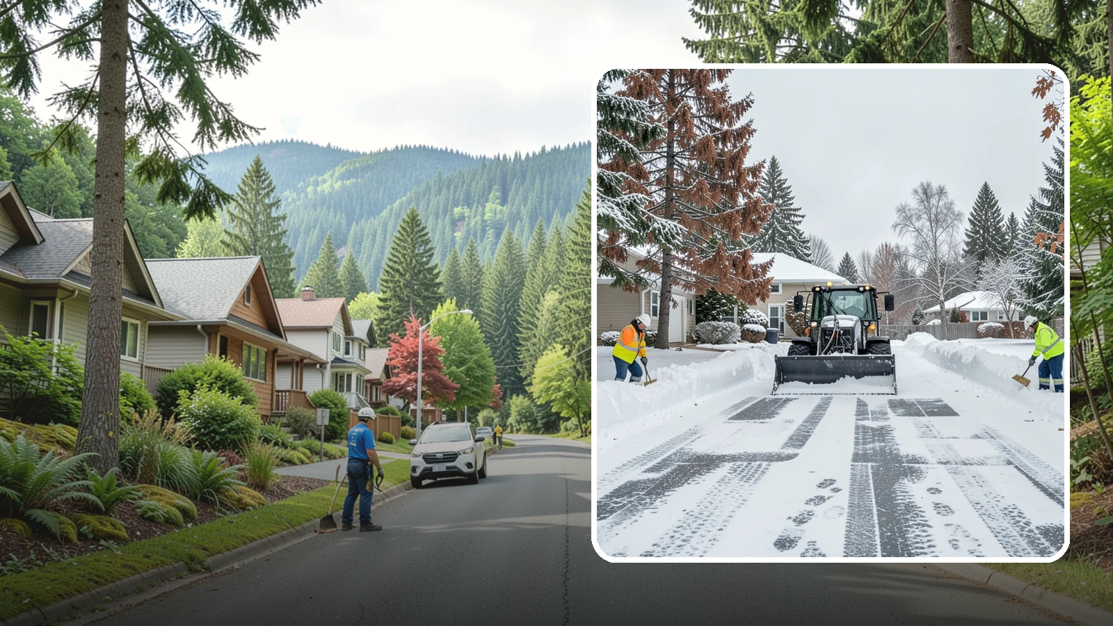 Vacant Property Snow Removal in Darrington, Snohomish County, WA - We monitor and clear snow at unoccupied Western Washington properties so empty homes and buildings stay accessible, insured, and...