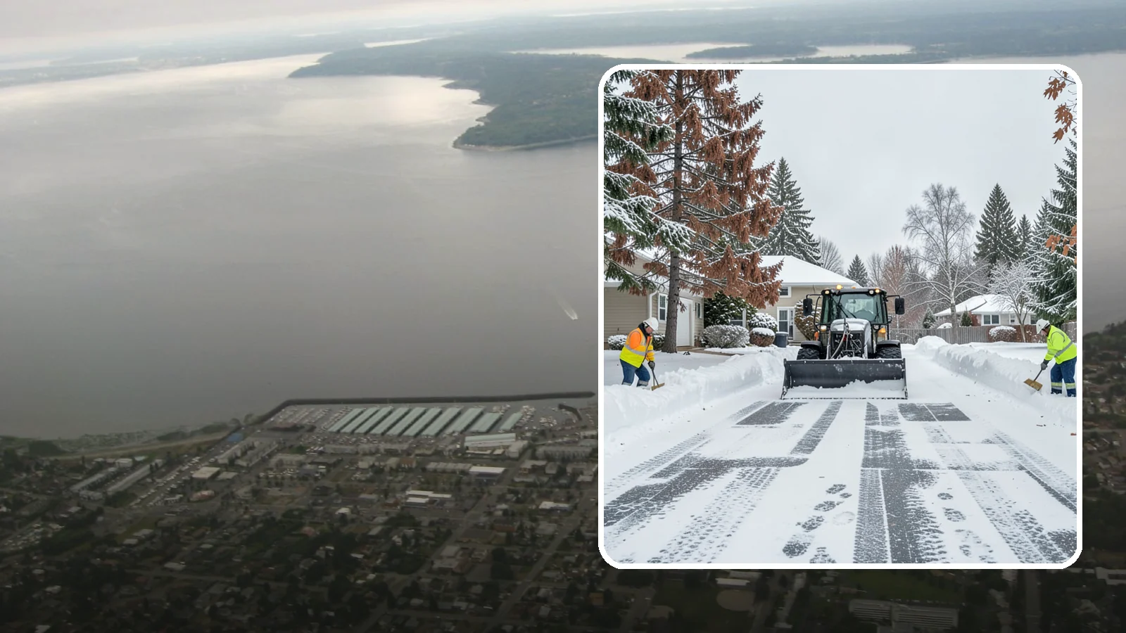 Vacant Property Snow Removal in Des Moines, King County, WA - We monitor and clear snow at unoccupied Western Washington properties so empty homes and buildings stay accessible, insured, and...