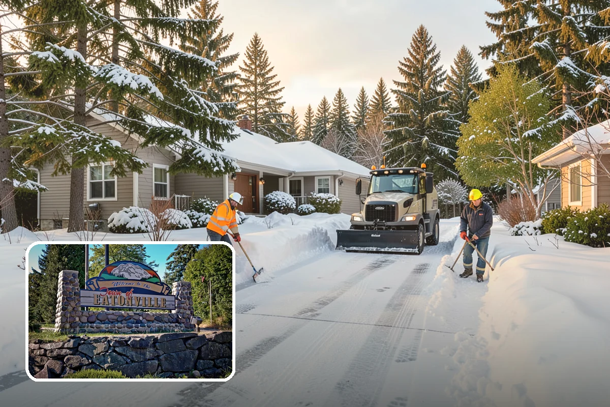 Vacant Property Snow Removal in Eatonville, Pierce County, WA - Maintains insurance compliance by keeping surfaces clear and safe