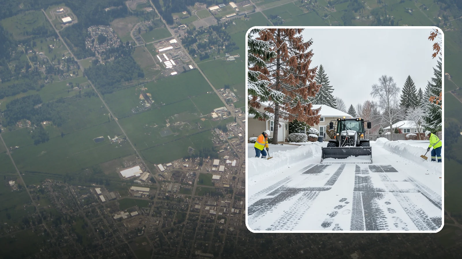 Vacant Property Snow Removal in Enumclaw, King County, WA - We monitor and clear snow at unoccupied Western Washington properties so empty homes and buildings stay accessible, insured, and...