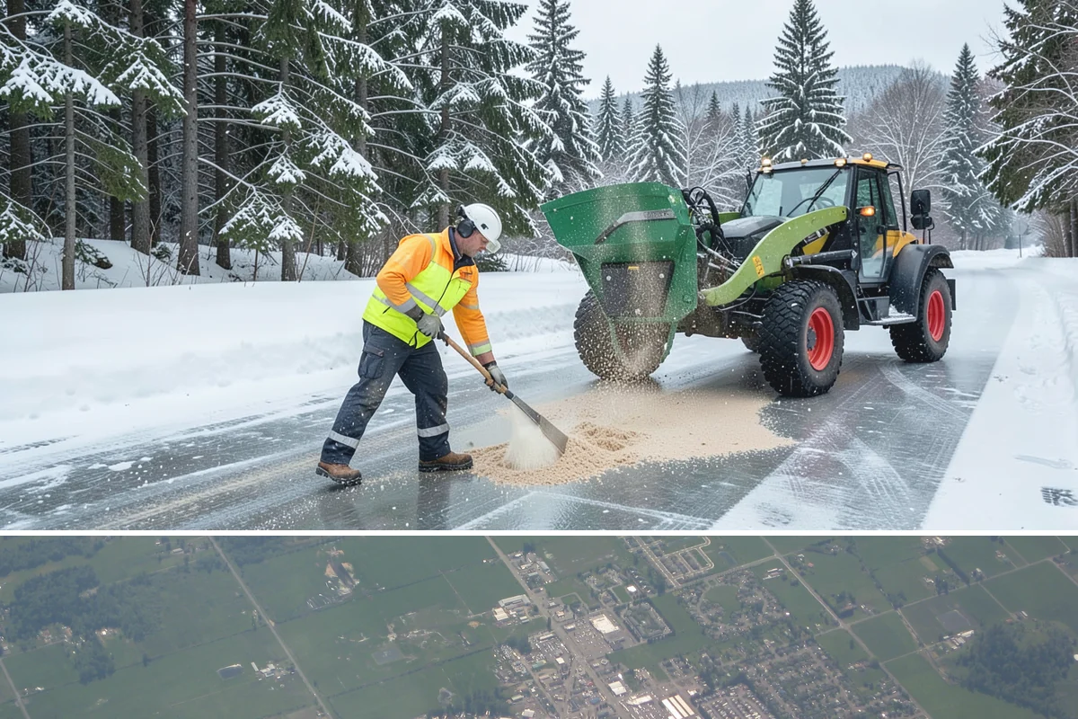 Vacant Property Snow Removal in Enumclaw, King County, WA - Set up monitoring before the first lowland snowfall, typically late November, so vacant sites are covered from the season's start.