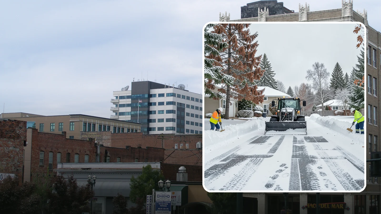 Vacant Property Snow Removal in Everett, Snohomish County, WA - We monitor and clear snow at unoccupied Western Washington properties so empty homes and buildings stay accessible, insured, and...