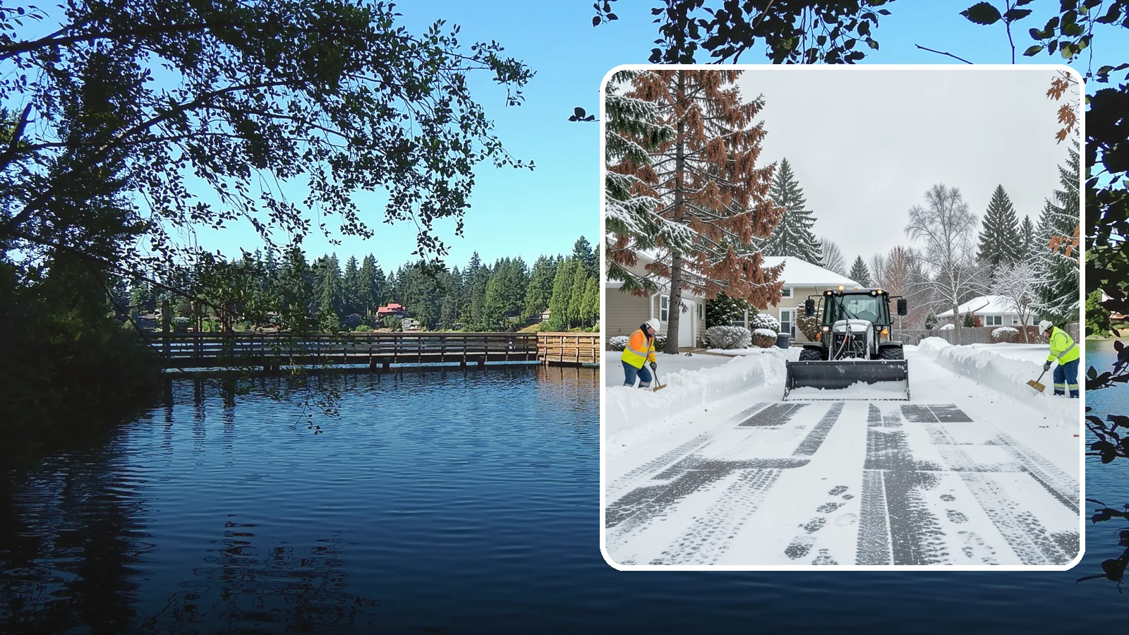 Vacant Property Snow Removal in Federal Way, King County, WA - We monitor and clear snow at unoccupied Western Washington properties so empty homes and buildings stay accessible, insured, and...
