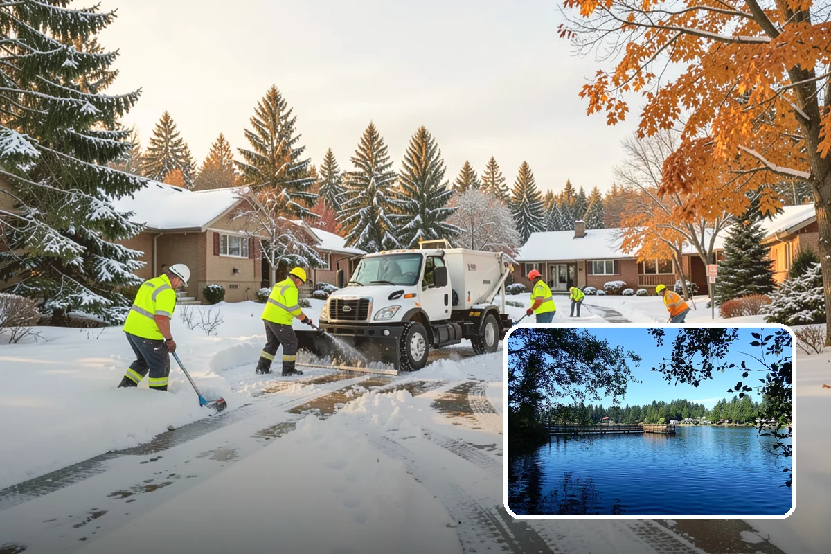 Vacant Property Snow Removal in Federal Way, King County, WA - Maintains insurance compliance by keeping surfaces clear and safe