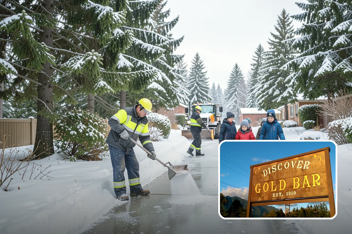 Vacant Property Snow Removal in Gold Bar, Snohomish County, WA - Maintains insurance compliance by keeping surfaces clear and safe