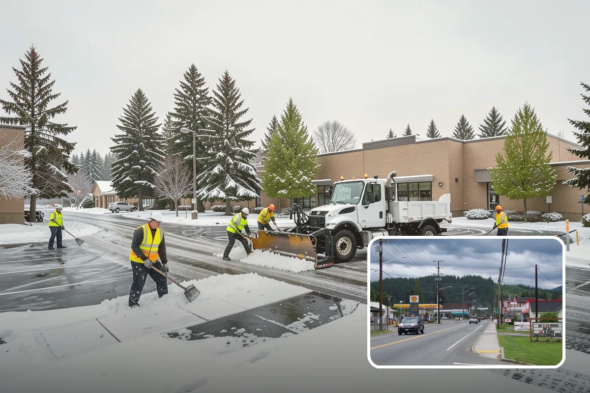 Vacant Property Snow Removal in Granite Falls, Snohomish County, WA - Maintains insurance compliance by keeping surfaces clear and safe