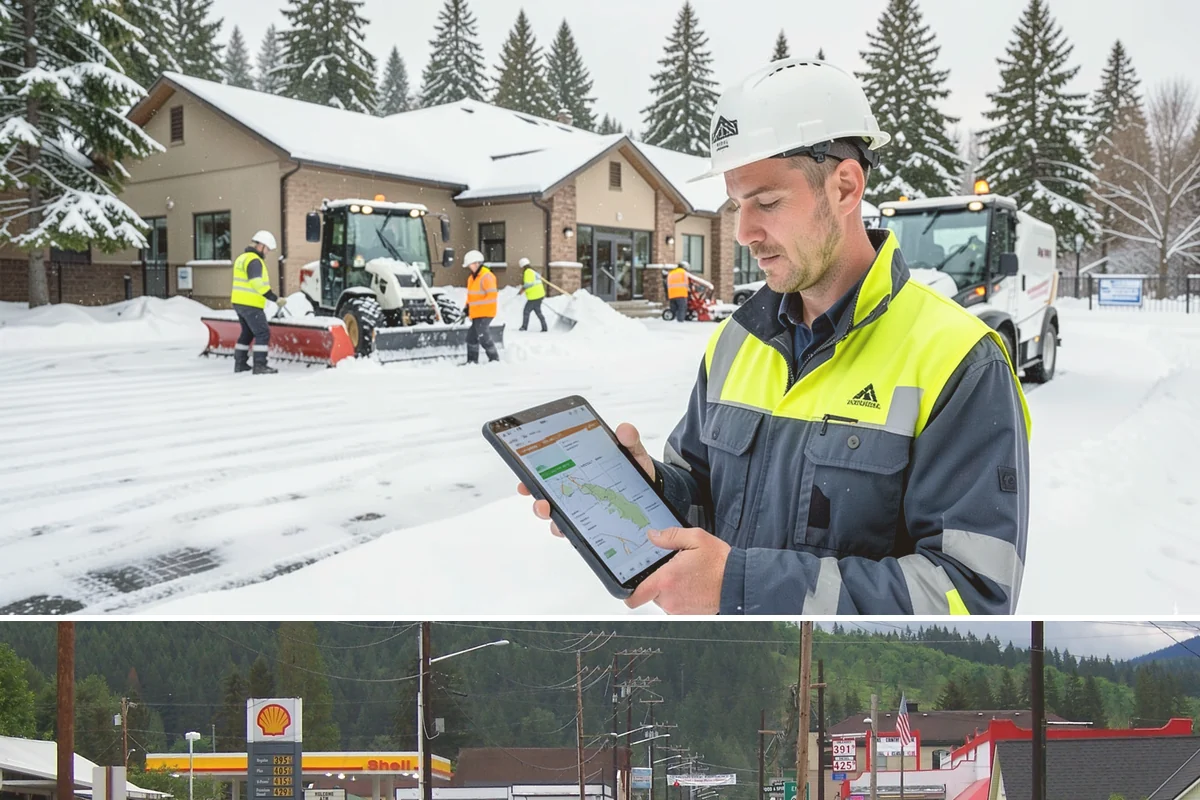 Vacant Property Snow Removal in Granite Falls, Snohomish County, WA - Set up monitoring before the first lowland snowfall, typically late November, so vacant sites are covered from the season's start.