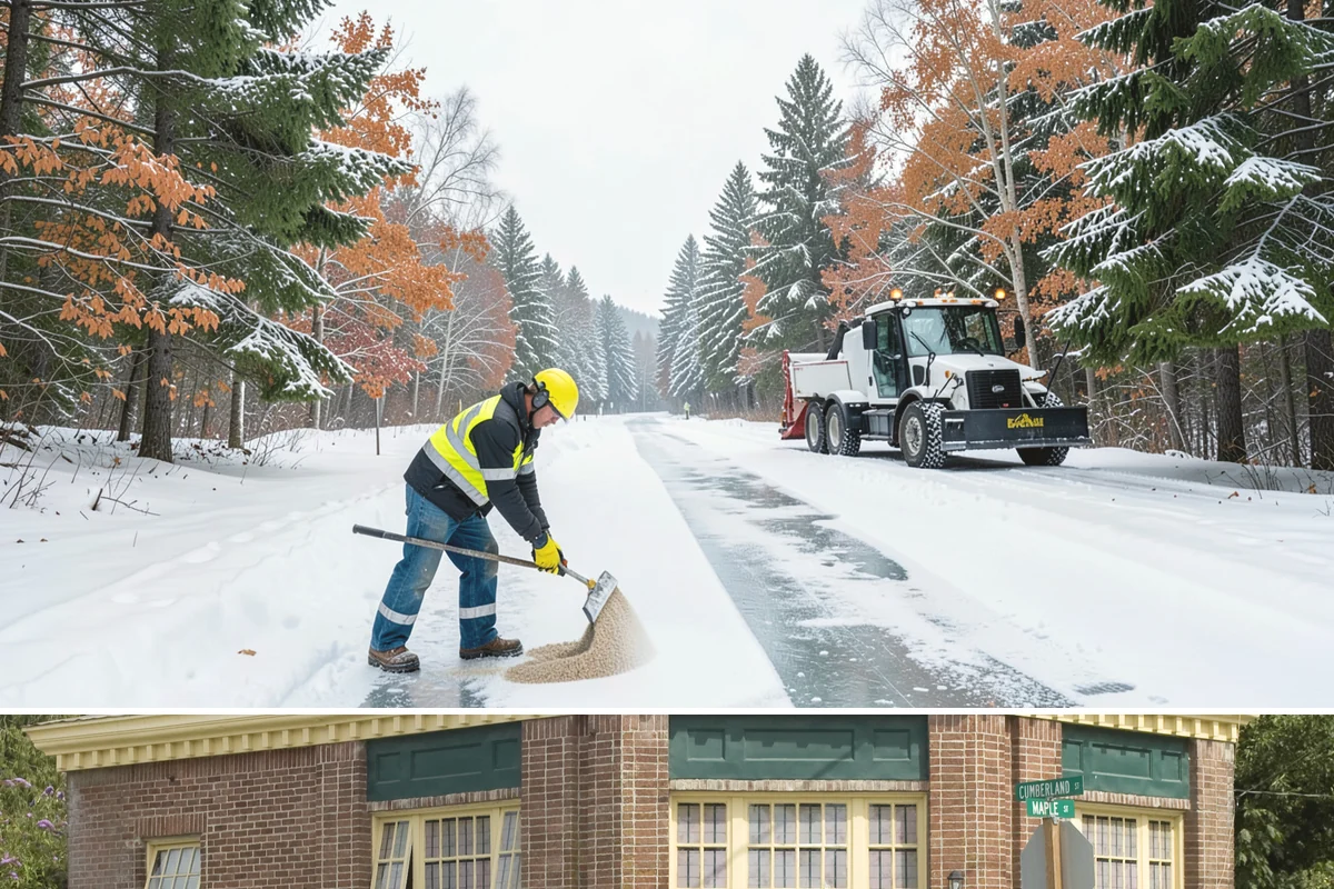 Vacant Property Snow Removal in Hamilton, Skagit County, WA - Set up monitoring before the first lowland snowfall, typically late November, so vacant sites are covered from the season's start.