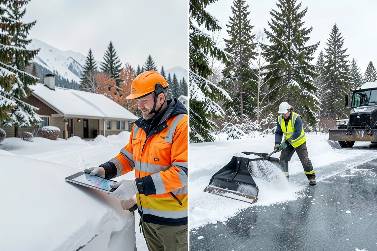 Vacant Property Snow Removal in Hunts Point, King County, WA - Establish a monitoring schedule and access details for the property