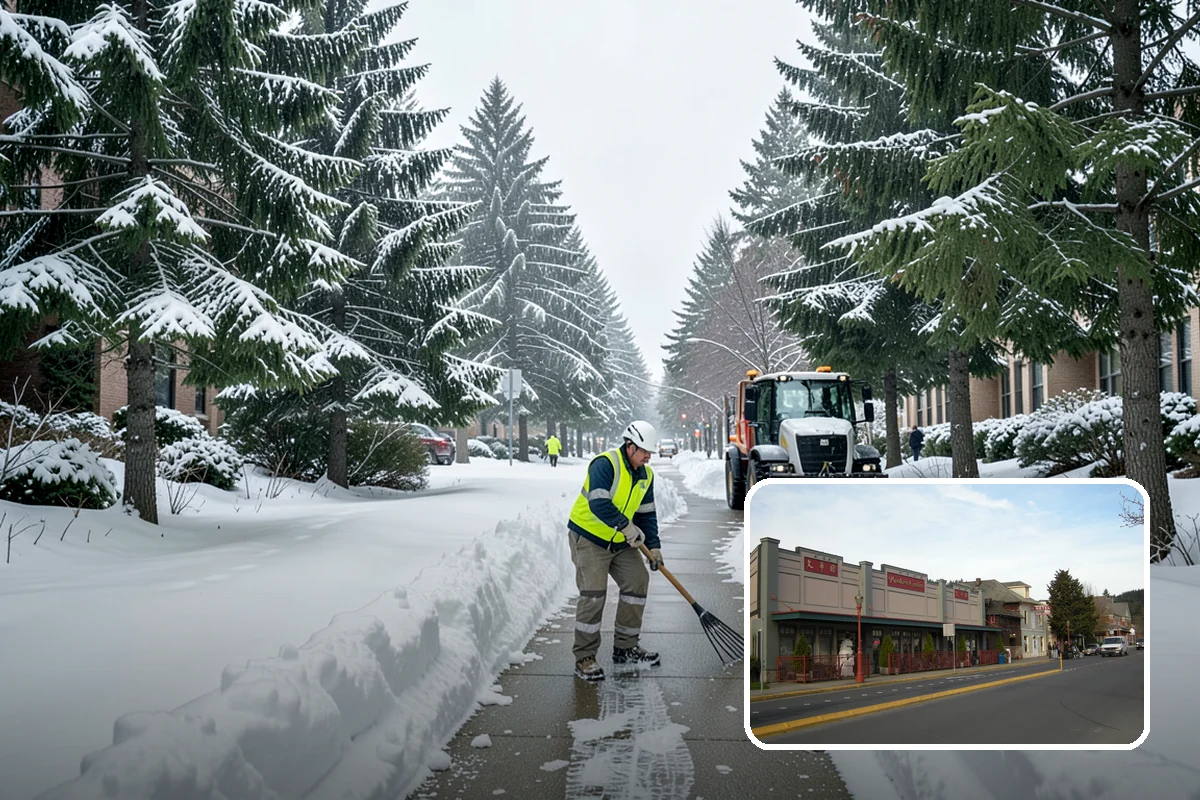 Vacant Property Snow Removal in Issaquah, King County, WA - Maintains insurance compliance by keeping surfaces clear and safe