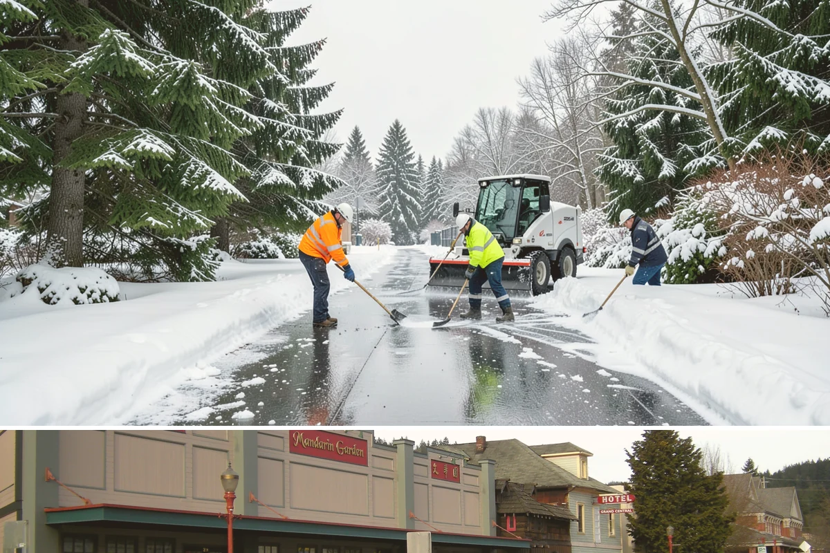 Vacant Property Snow Removal in Issaquah, King County, WA - Set up monitoring before the first lowland snowfall, typically late November, so vacant sites are covered from the season's start.