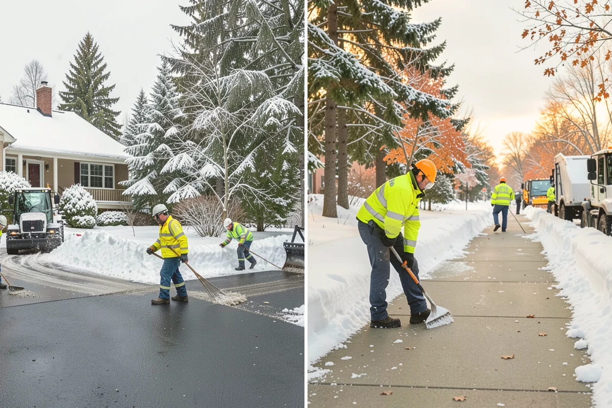 Vacant Property Snow Removal in Kent, King County, WA - Establish a monitoring schedule and access details for the property