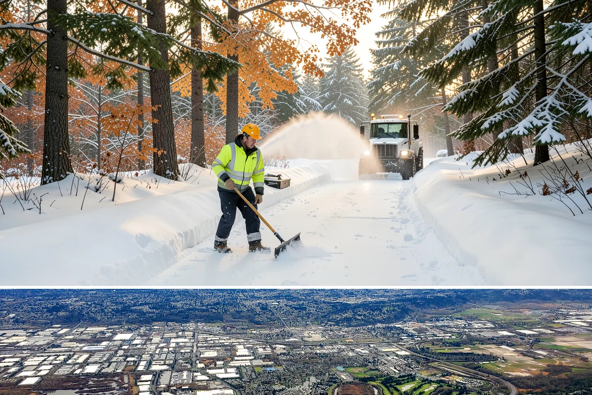 Vacant Property Snow Removal in Kent, King County, WA - Set up monitoring before the first lowland snowfall, typically late November, so vacant sites are covered from the season's start.