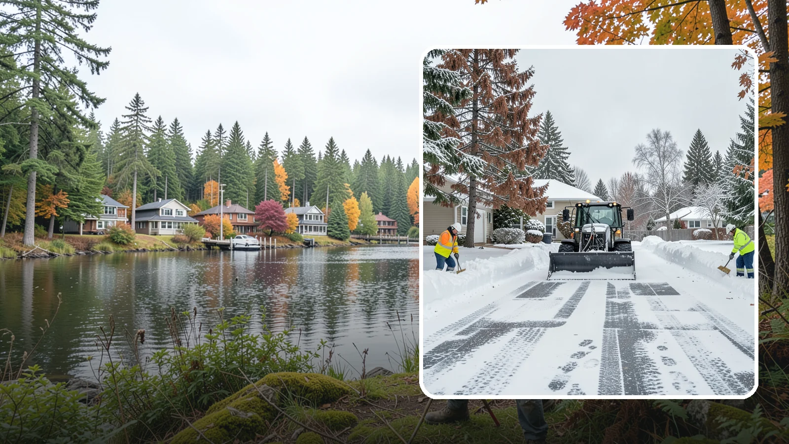 Vacant Property Snow Removal in La Conner, Skagit County, WA - We monitor and clear snow at unoccupied Western Washington properties so empty homes and buildings stay accessible, insured, and...