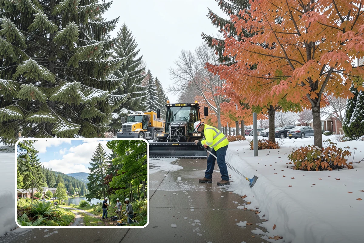 Vacant Property Snow Removal in Lake Forest Park, King County, WA - Maintains insurance compliance by keeping surfaces clear and safe