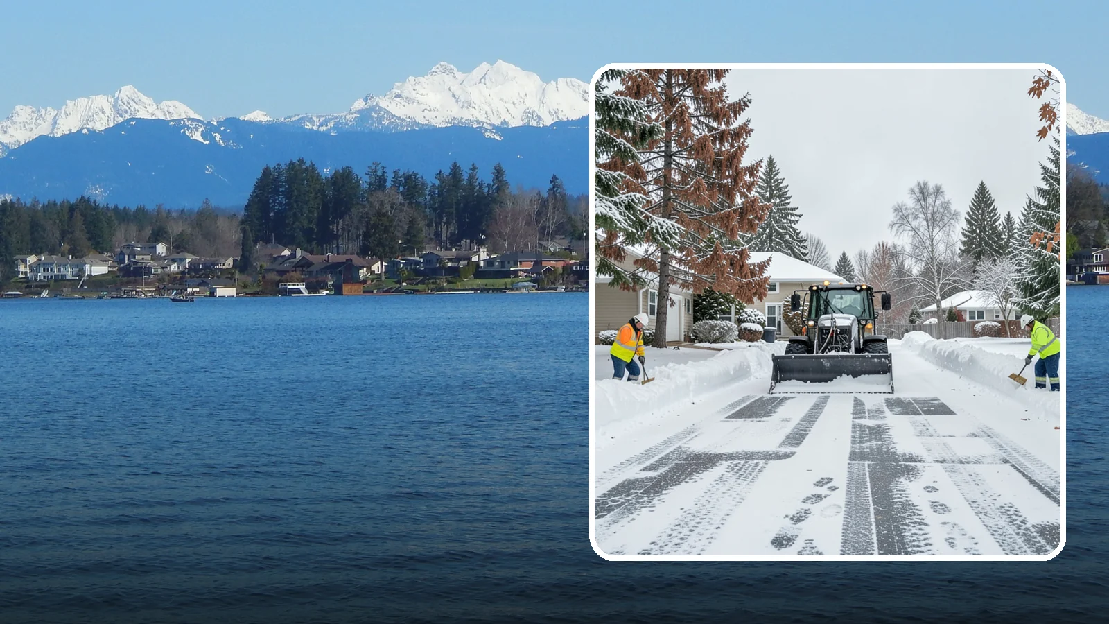 Vacant Property Snow Removal in Lake Stevens, Snohomish County, WA - We monitor and clear snow at unoccupied Western Washington properties so empty homes and buildings stay accessible, insured, and...