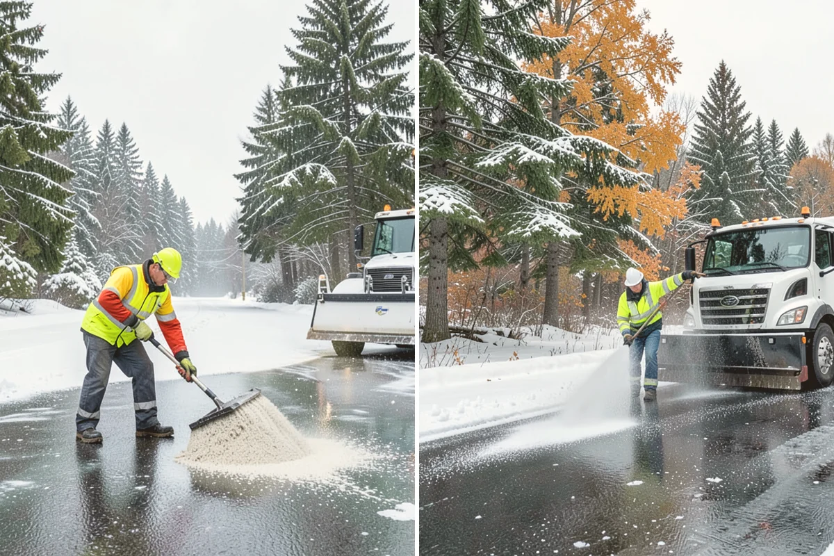 Vacant Property Snow Removal in Langley, Island County, WA - Establish a monitoring schedule and access details for the property