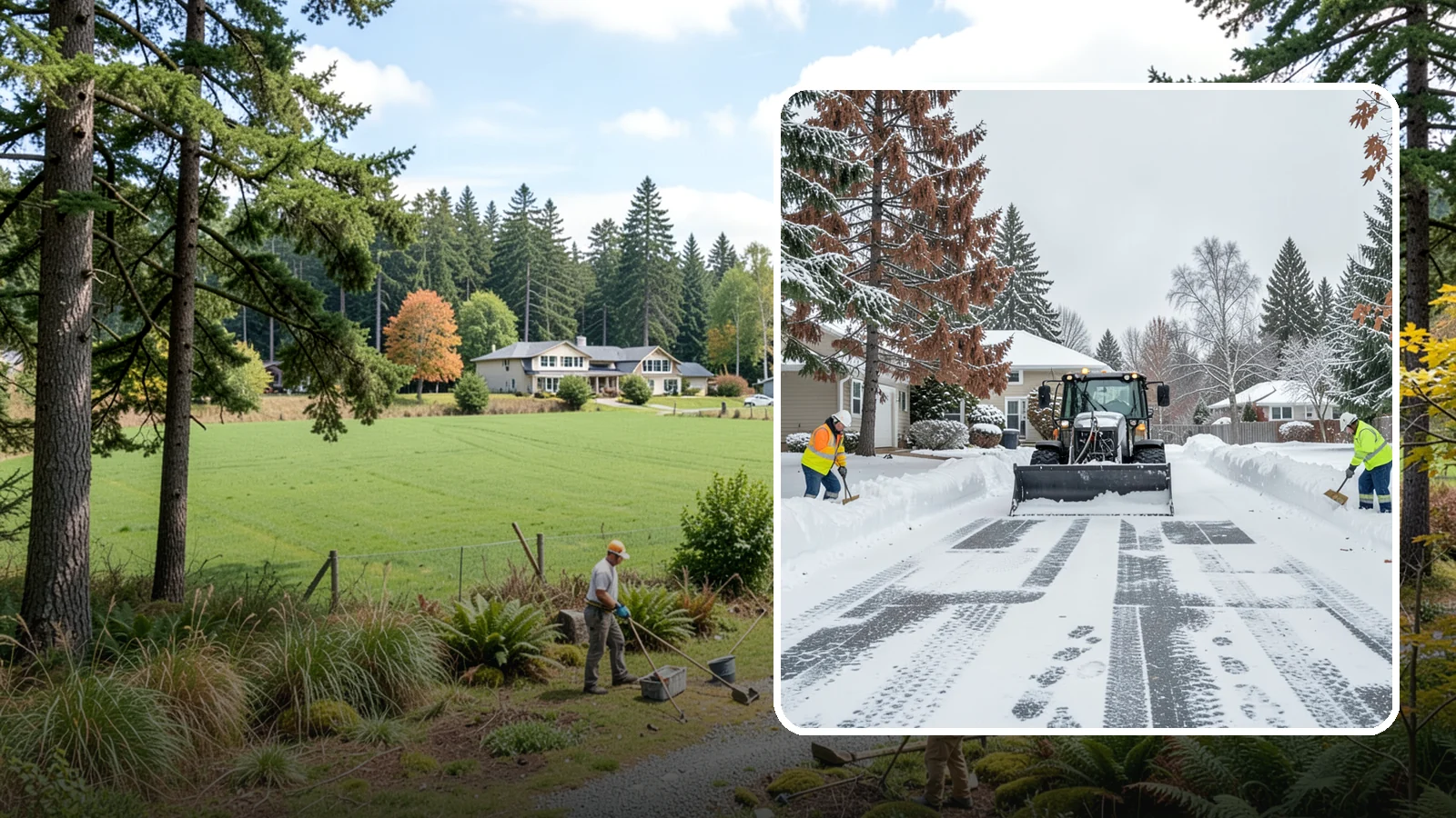 Vacant Property Snow Removal in Lyman, Skagit County, WA - We monitor and clear snow at unoccupied Western Washington properties so empty homes and buildings stay accessible, insured, and...