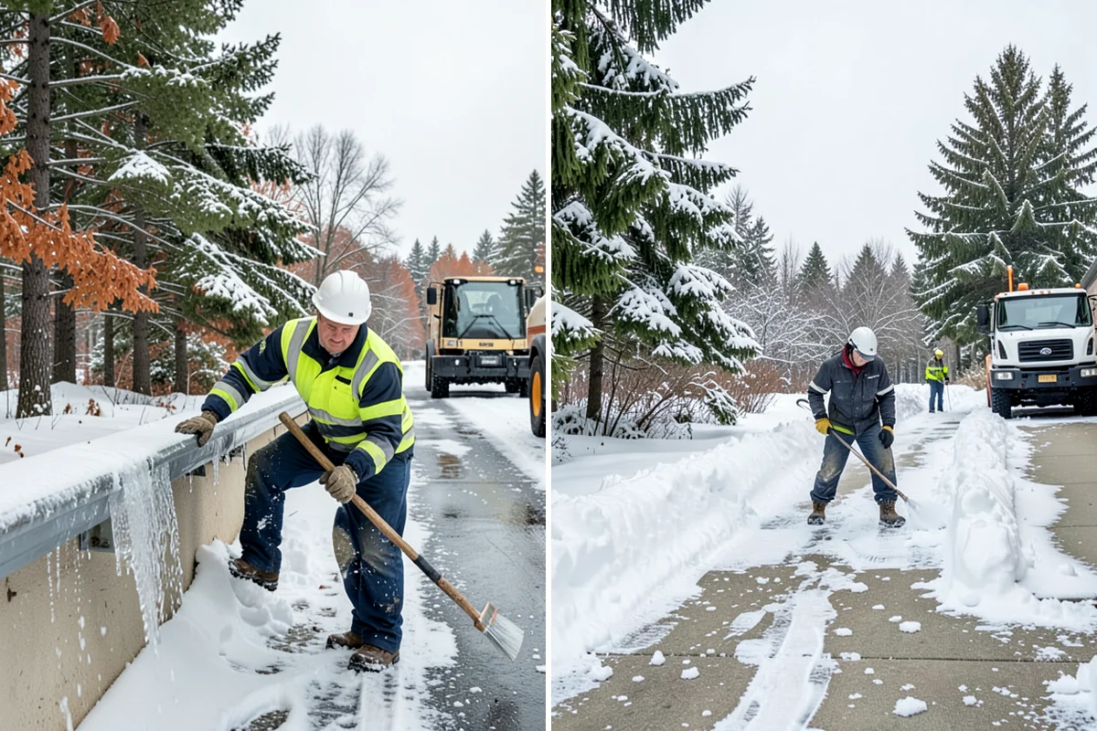 Vacant Property Snow Removal in Lyman, Skagit County, WA - Establish a monitoring schedule and access details for the property