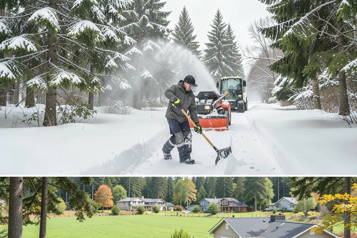 Vacant Property Snow Removal in Lyman, Skagit County, WA - Set up monitoring before the first lowland snowfall, typically late November, so vacant sites are covered from the season's start.