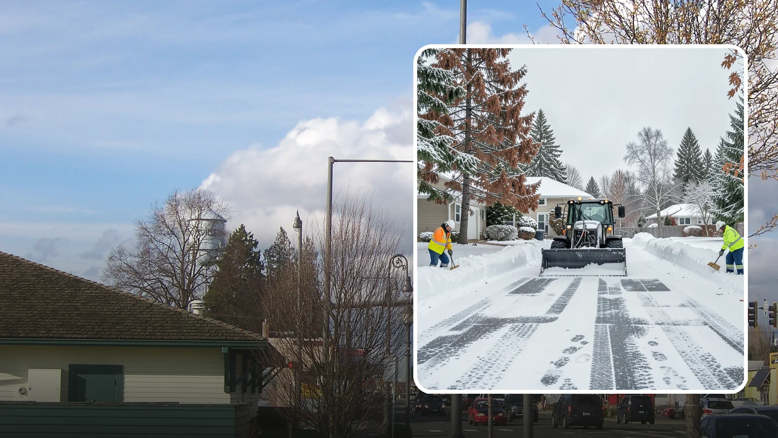 Vacant Property Snow Removal in Marysville, Snohomish County, WA - We monitor and clear snow at unoccupied Western Washington properties so empty homes and buildings stay accessible, insured, and...