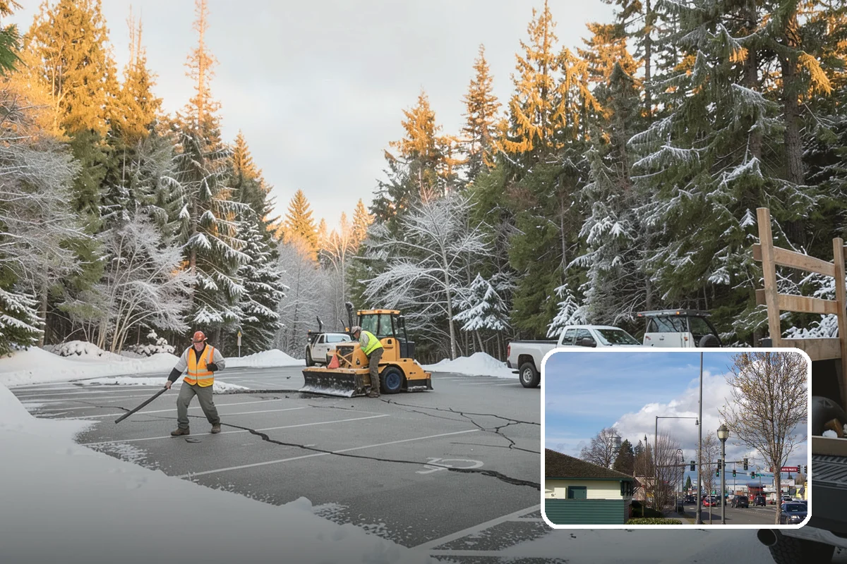 Vacant Property Snow Removal in Marysville, Snohomish County, WA - Maintains insurance compliance by keeping surfaces clear and safe