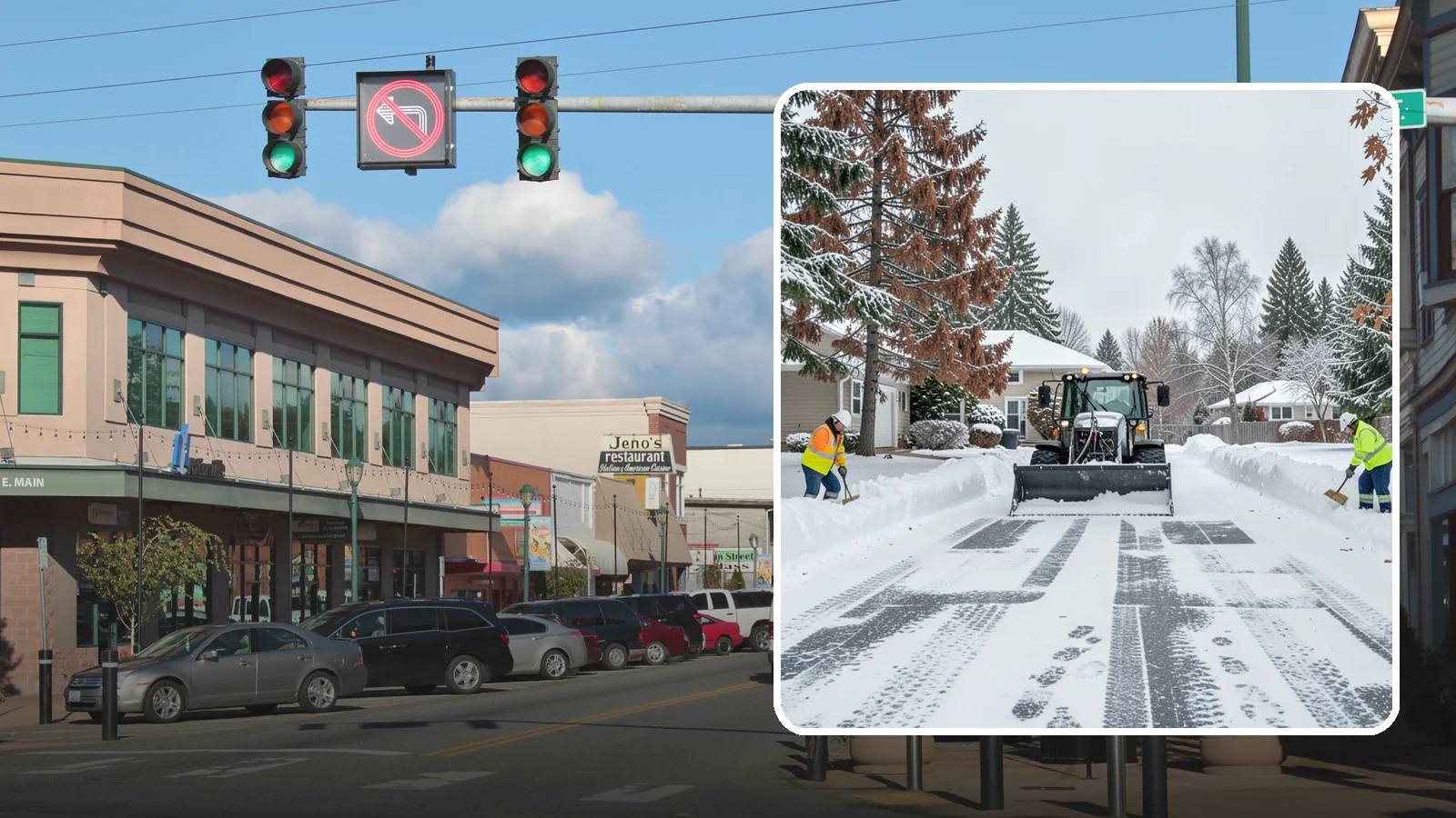 Vacant Property Snow Removal in Monroe, Snohomish County, WA - We monitor and clear snow at unoccupied Western Washington properties so empty homes and buildings stay accessible, insured, and...