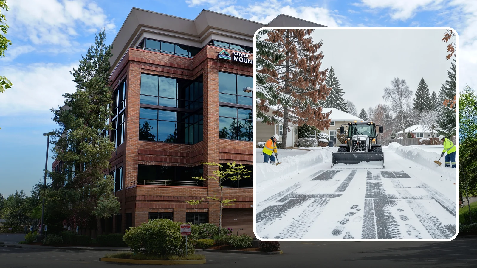 Vacant Property Snow Removal in Mountlake Terrace, Snohomish County, WA - We monitor and clear snow at unoccupied Western Washington properties so empty homes and buildings stay accessible, insured, and...