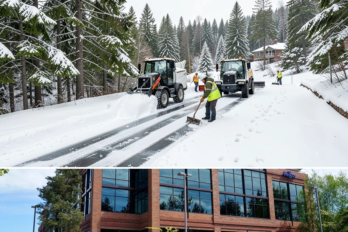 Vacant Property Snow Removal in Mountlake Terrace, Snohomish County, WA - Set up monitoring before the first lowland snowfall, typically late November, so vacant sites are covered from the season's start.
