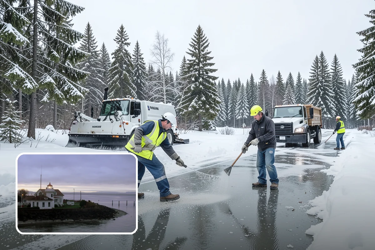 Vacant Property Snow Removal in Mukilteo, Snohomish County, WA - Maintains insurance compliance by keeping surfaces clear and safe