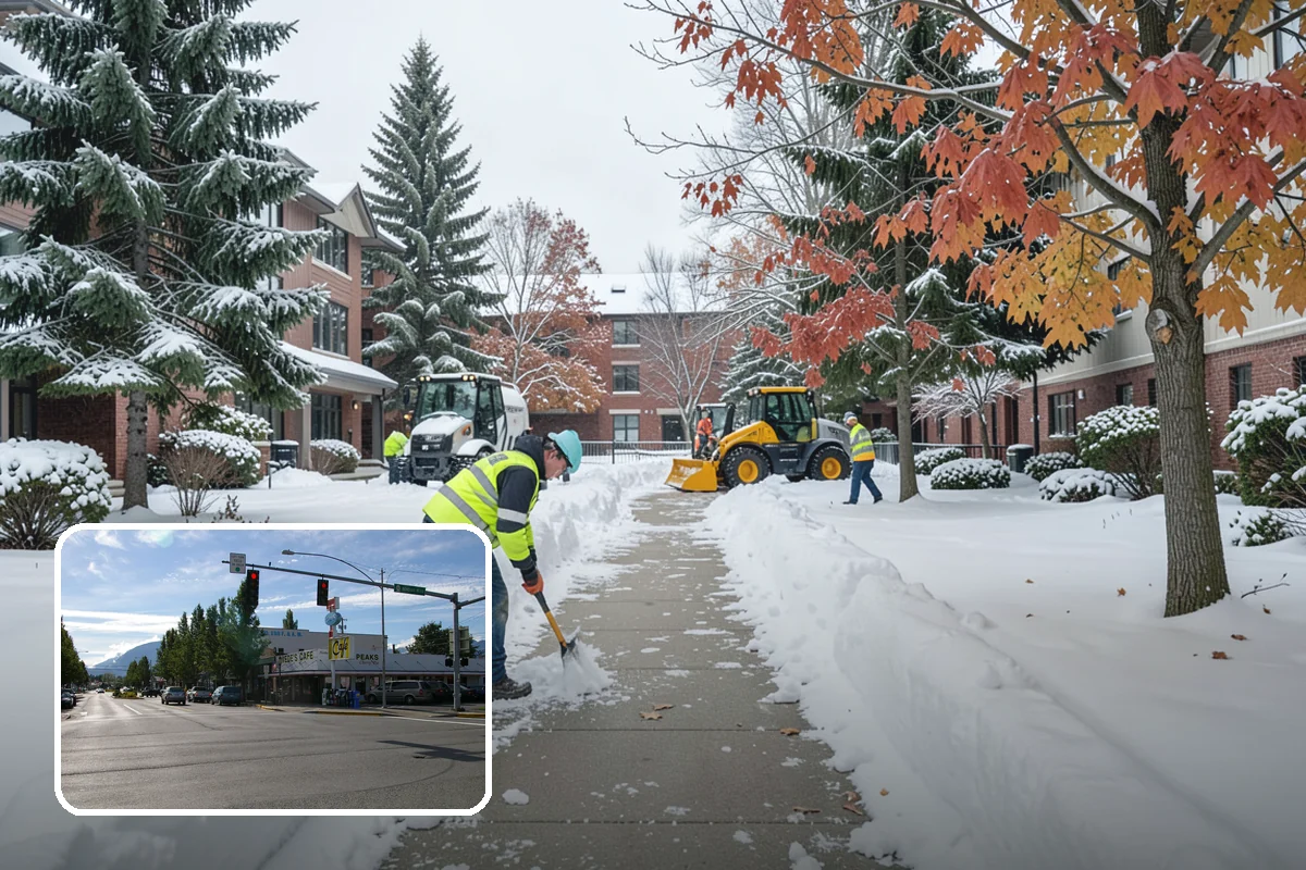 Vacant Property Snow Removal in North Bend, King County, WA - Maintains insurance compliance by keeping surfaces clear and safe