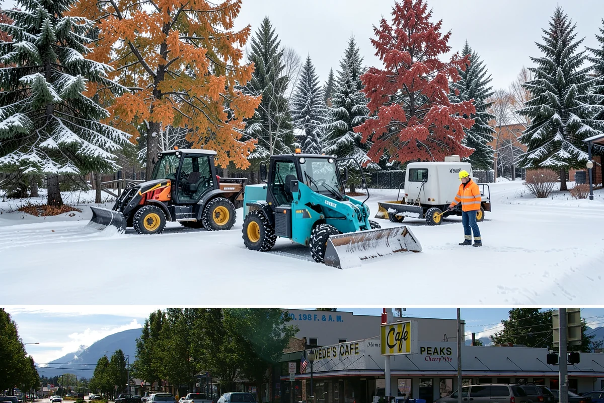 Vacant Property Snow Removal in North Bend, King County, WA - Set up monitoring before the first lowland snowfall, typically late November, so vacant sites are covered from the season's start.