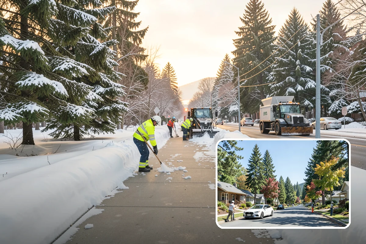 Vacant Property Snow Removal in Orting, Pierce County, WA - Maintains insurance compliance by keeping surfaces clear and safe