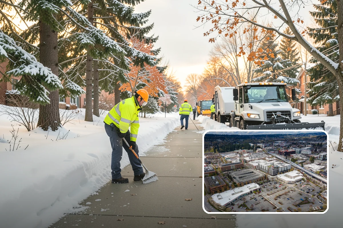 Vacant Property Snow Removal in Redmond, King County, WA - Maintains insurance compliance by keeping surfaces clear and safe
