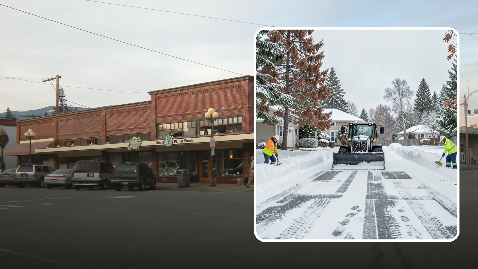 Vacant Property Snow Removal in Sedro-Woolley, Skagit County, WA - We monitor and clear snow at unoccupied Western Washington properties so empty homes and buildings stay accessible, insured, and...
