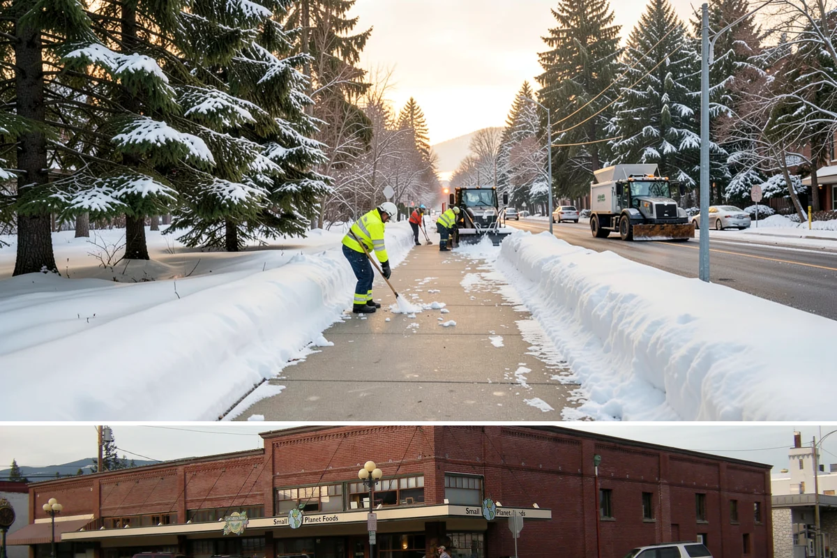 Vacant Property Snow Removal in Sedro-Woolley, Skagit County, WA - Set up monitoring before the first lowland snowfall, typically late November, so vacant sites are covered from the season's start.