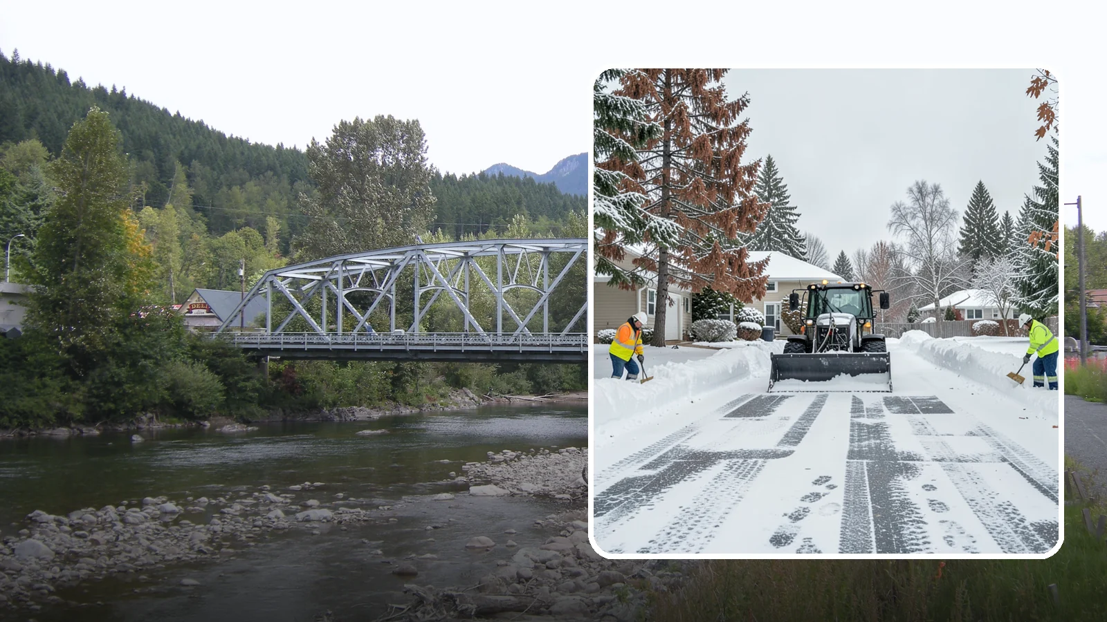 Vacant Property Snow Removal in Skykomish, King County, WA - We monitor and clear snow at unoccupied Western Washington properties so empty homes and buildings stay accessible, insured, and...