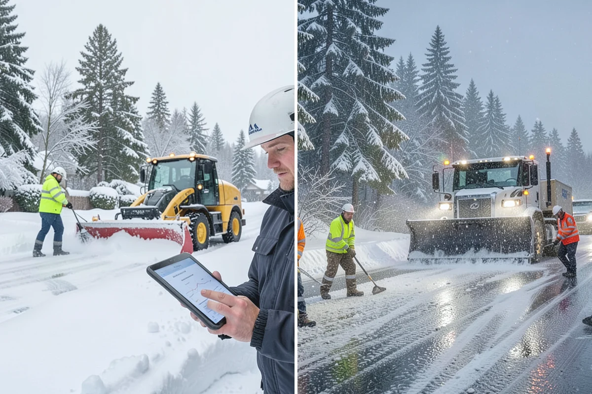 Vacant Property Snow Removal in South Prairie, Pierce County, WA - Establish a monitoring schedule and access details for the property