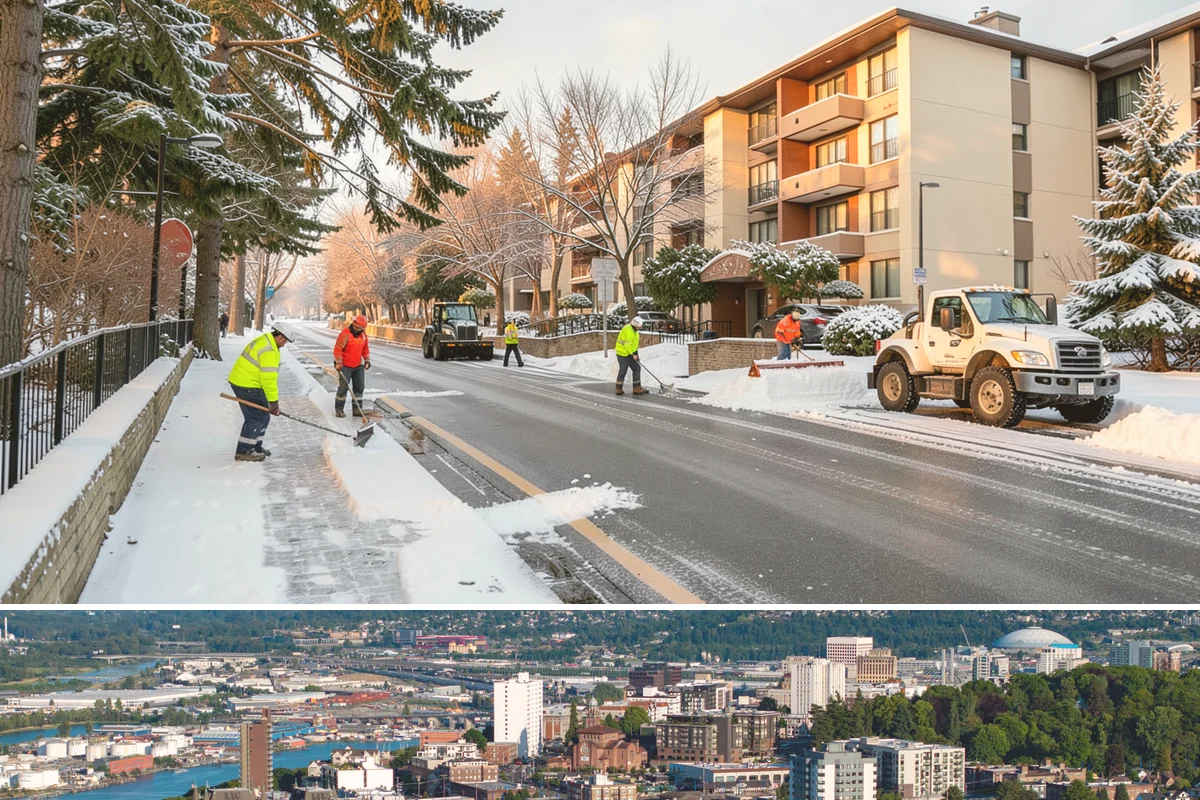 Vacant Property Snow Removal in Tacoma, Pierce County, WA - Set up monitoring before the first lowland snowfall, typically late November, so vacant sites are covered from the season's start.